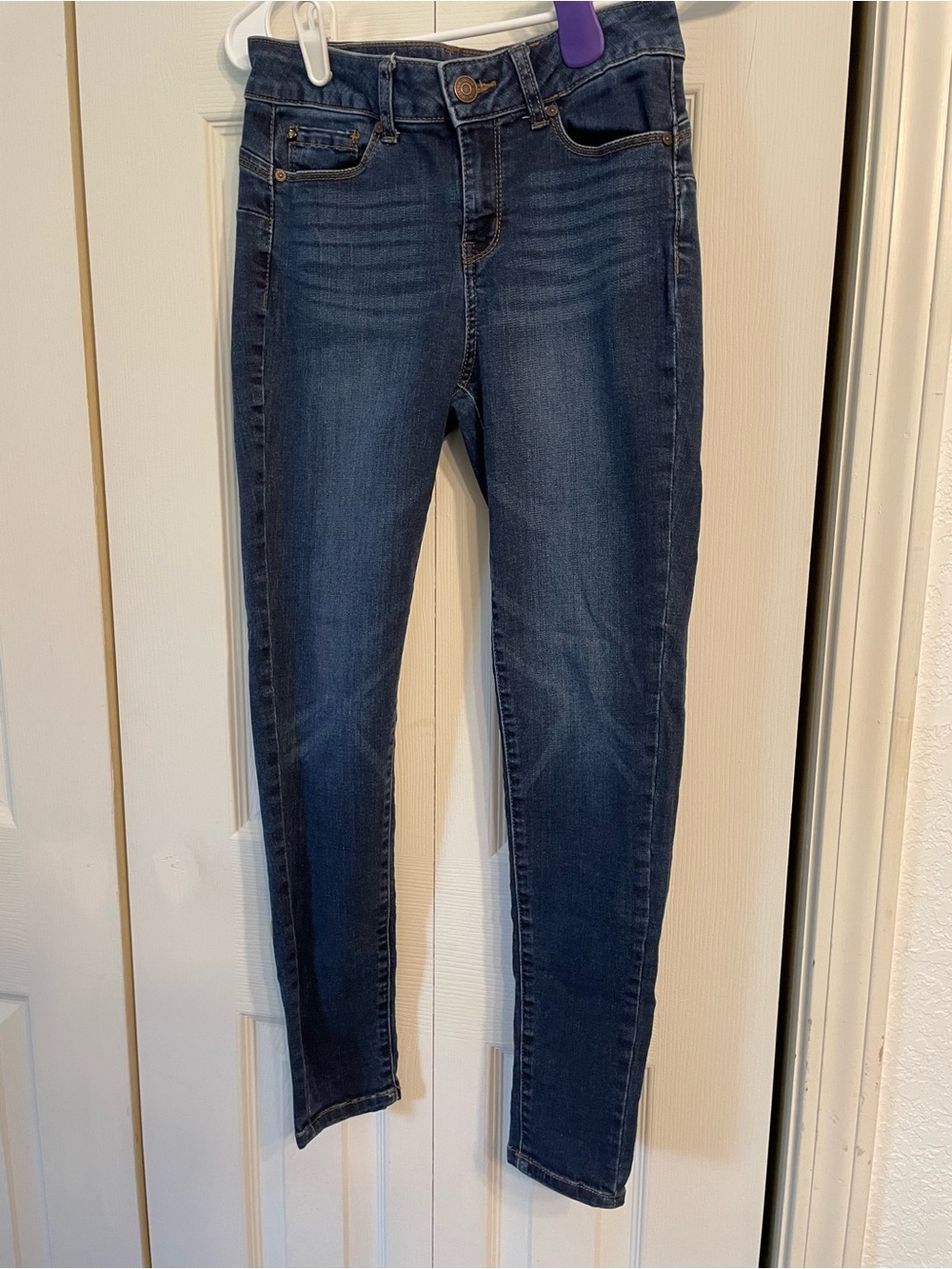 Slim Women's Blue Denim Jeans - Tailored Slim Fit